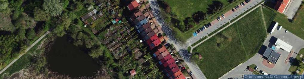 Zdjęcie satelitarne Wiejska ul.
