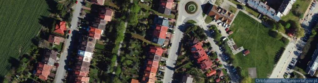 Zdjęcie satelitarne Wiejska ul.