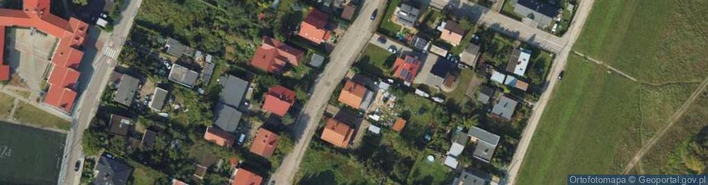 Zdjęcie satelitarne Wiślana ul.