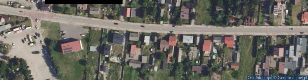 Zdjęcie satelitarne Wiejska ul.