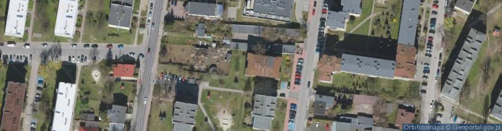 Zdjęcie satelitarne Wiejska ul.