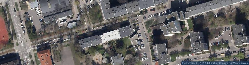 Zdjęcie satelitarne Wiktorska ul.