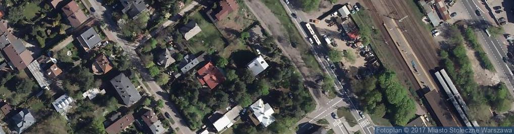Zdjęcie satelitarne Widoczna ul.