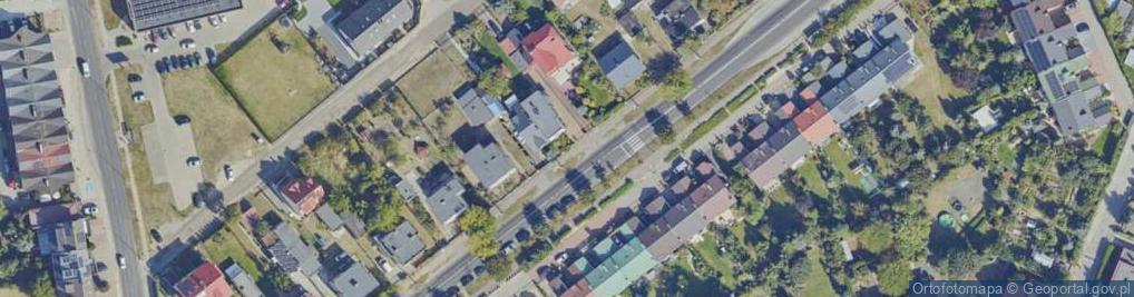 Zdjęcie satelitarne Wiejska ul.