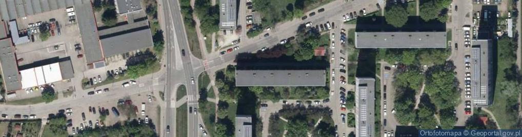 Zdjęcie satelitarne Wieczysta ul.