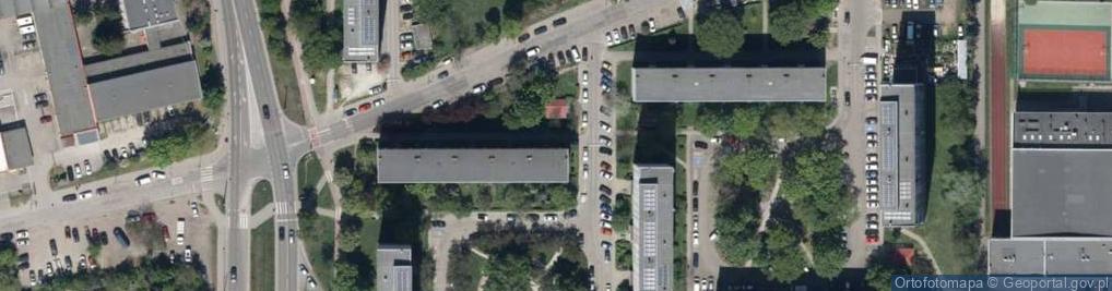 Zdjęcie satelitarne Wieczysta ul.