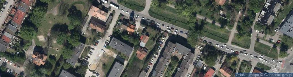 Zdjęcie satelitarne Wiejska ul.
