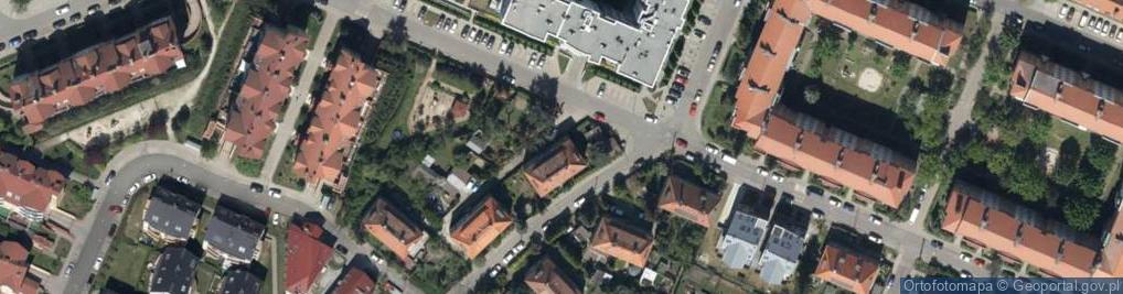 Zdjęcie satelitarne Wieczorna ul.