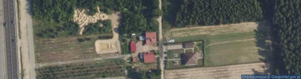 Zdjęcie satelitarne Wiejska ul.