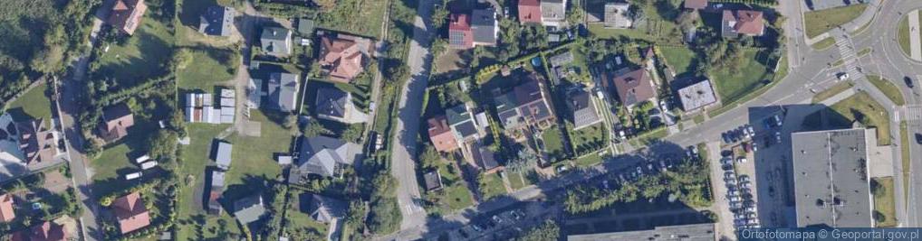 Zdjęcie satelitarne Wiejska ul.