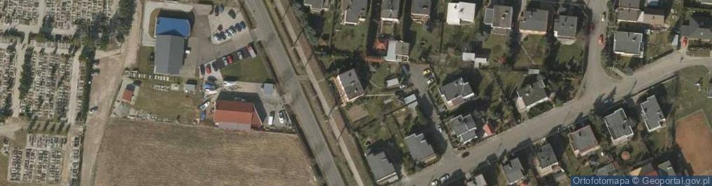 Zdjęcie satelitarne Wiosenna ul.