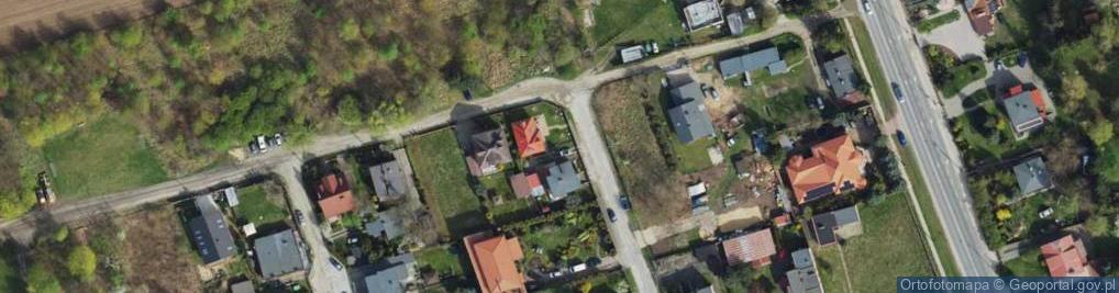 Zdjęcie satelitarne Wiosenna ul.