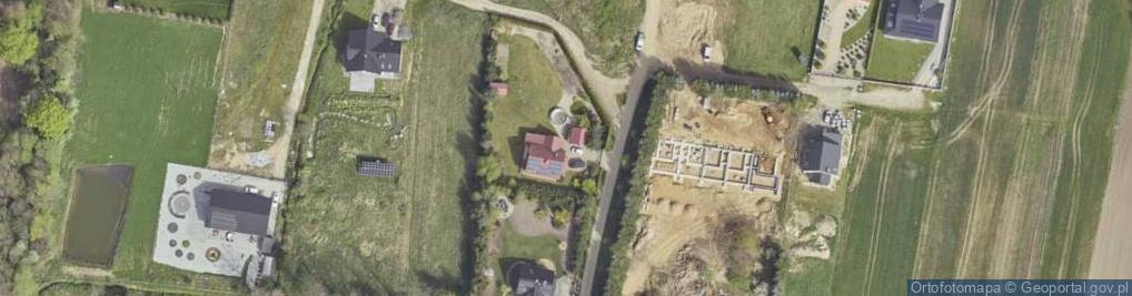 Zdjęcie satelitarne Wiejska ul.