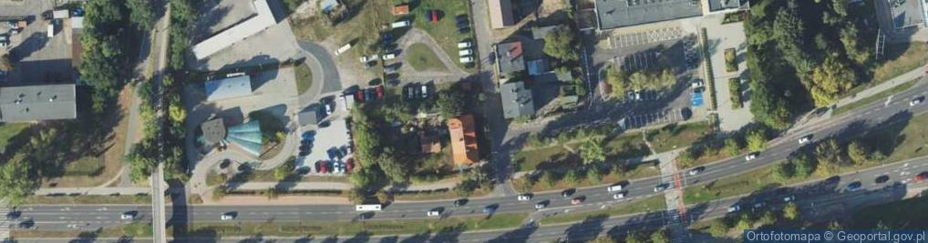 Zdjęcie satelitarne Wiejska ul.