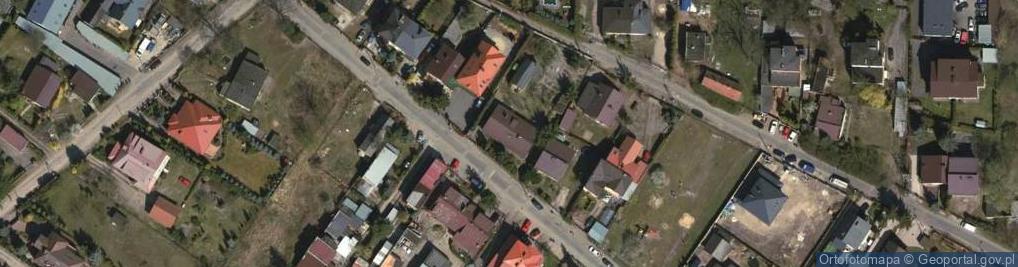 Zdjęcie satelitarne Wiejska ul.