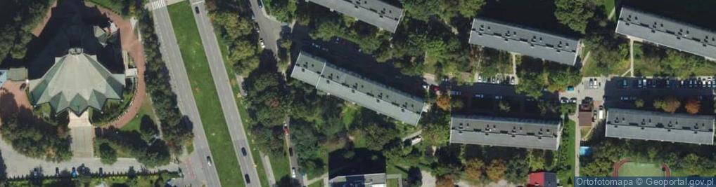 Zdjęcie satelitarne Włodkowica Pawła ul.