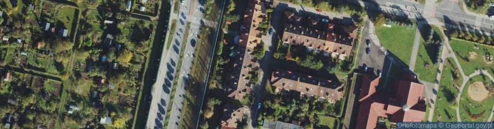 Zdjęcie satelitarne Włodkowica Pawła ul.