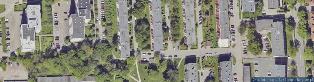 Zdjęcie satelitarne Worpie ul.