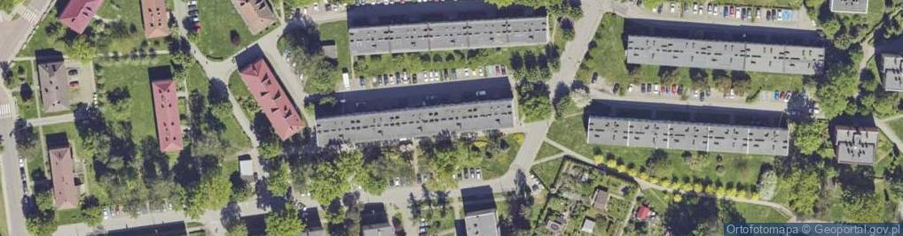 Zdjęcie satelitarne Wojska Polskiego ul.
