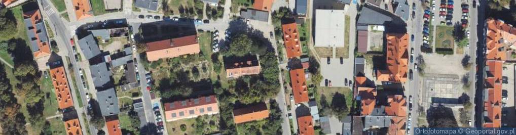 Zdjęcie satelitarne Wojska Polskiego ul.