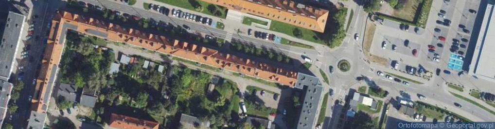 Zdjęcie satelitarne Wojska Polskiego ul.