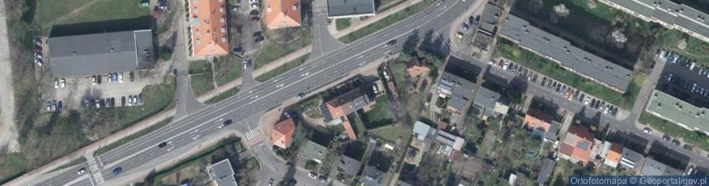Zdjęcie satelitarne Wojska Polskiego ul.