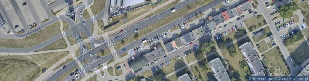 Zdjęcie satelitarne Wojska Polskiego ul.