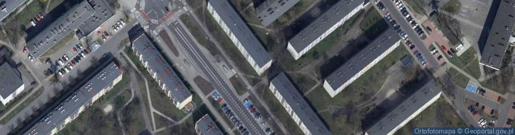 Zdjęcie satelitarne Wojska Polskiego ul.