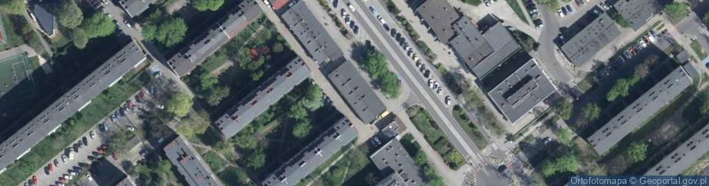 Zdjęcie satelitarne Wojska Polskiego ul.