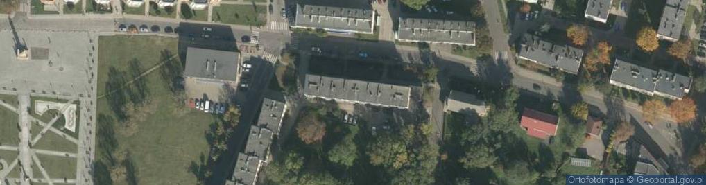 Zdjęcie satelitarne Wojska Polskiego ul.