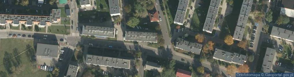 Zdjęcie satelitarne Wojska Polskiego ul.