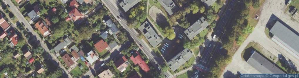 Zdjęcie satelitarne Wojska Polskiego ul.