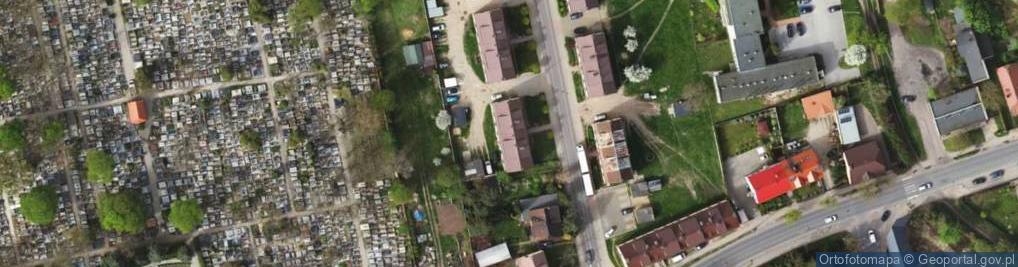 Zdjęcie satelitarne Wojska Polskiego ul.