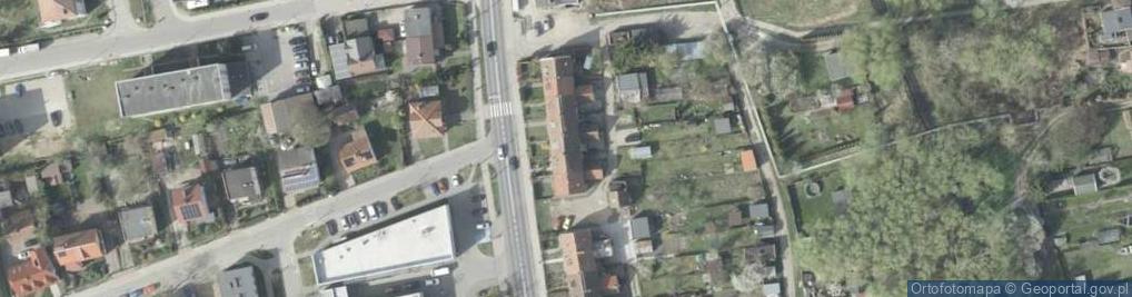 Zdjęcie satelitarne Wojska Polskiego ul.