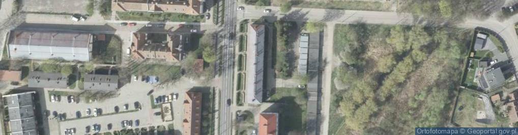 Zdjęcie satelitarne Wojska Polskiego ul.