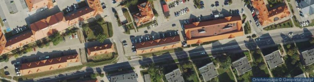 Zdjęcie satelitarne Wojska Polskiego ul.