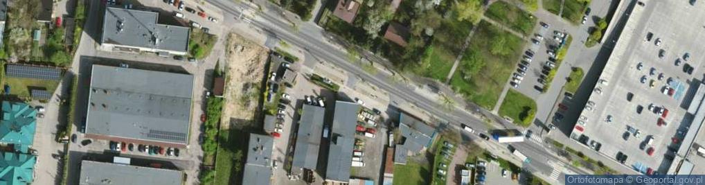 Zdjęcie satelitarne Wojska Polskiego ul.