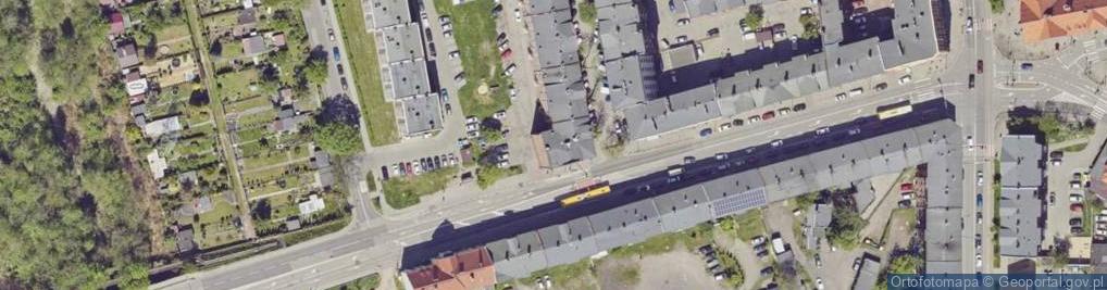 Zdjęcie satelitarne Wojska Polskiego ul.