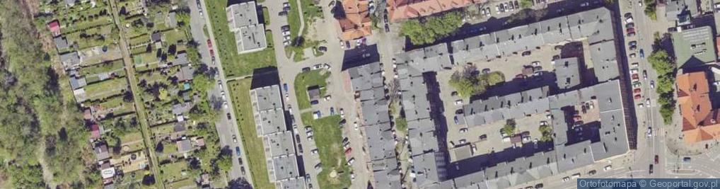 Zdjęcie satelitarne Wojska Polskiego ul.