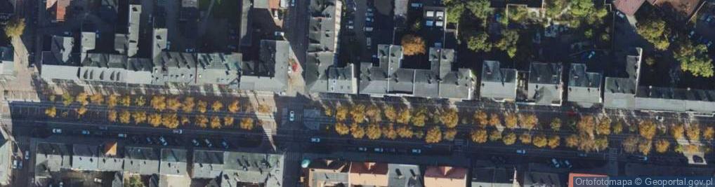 Zdjęcie satelitarne Wojska Polskiego ul.