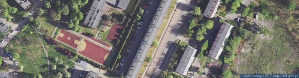Zdjęcie satelitarne Wojska Polskiego ul.