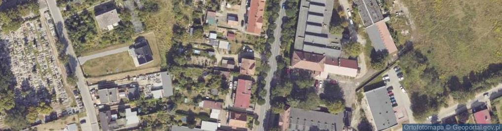 Zdjęcie satelitarne Wojska Polskiego ul.