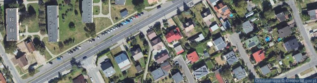 Zdjęcie satelitarne Wojska Polskiego ul.