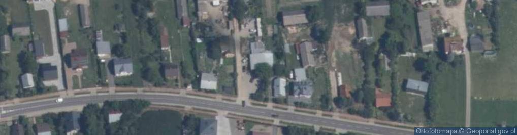 Zdjęcie satelitarne Wojnów ul.