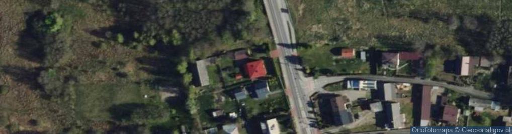 Zdjęcie satelitarne Wólka Łękawska ul.