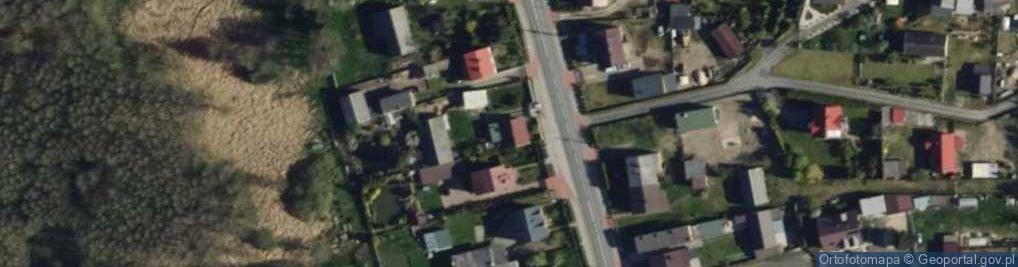 Zdjęcie satelitarne Wólka Łękawska ul.