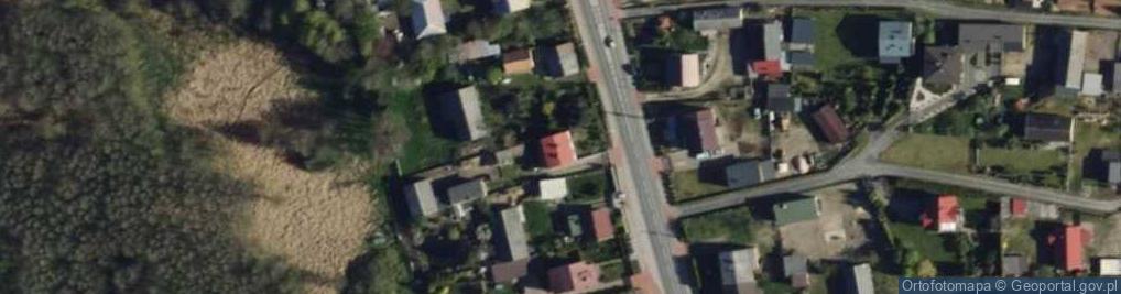 Zdjęcie satelitarne Wólka Łękawska ul.