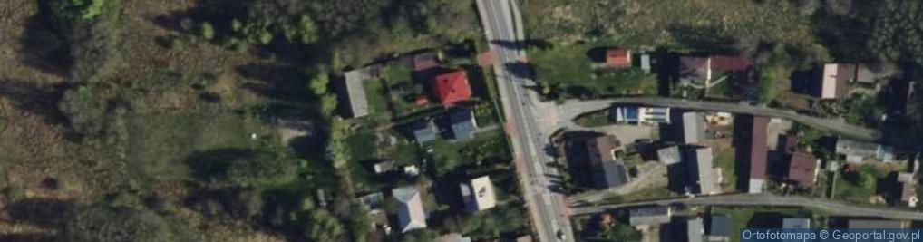 Zdjęcie satelitarne Wólka Łękawska ul.