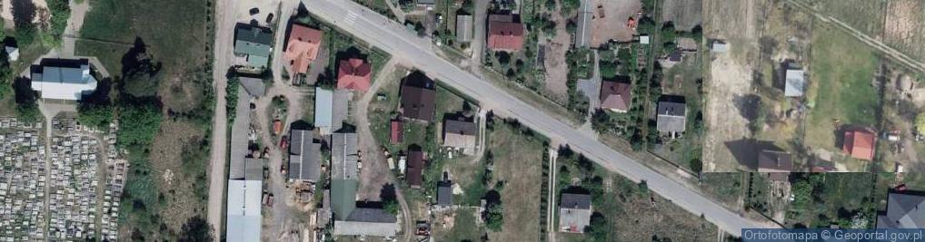 Zdjęcie satelitarne Woskrzenice Duże ul.