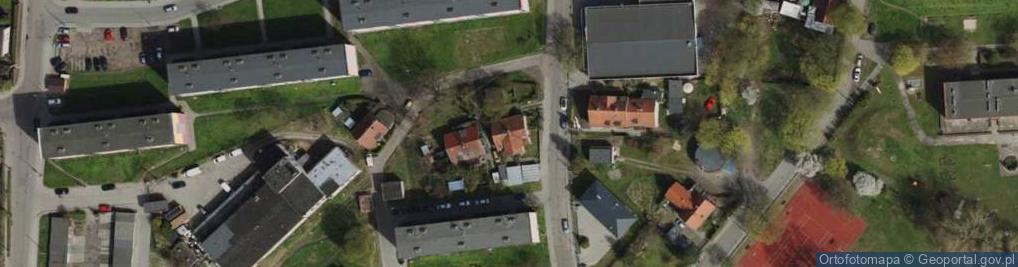 Zdjęcie satelitarne Wrzosy ul.